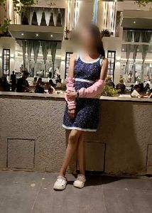 Blue Polka Dot Dress