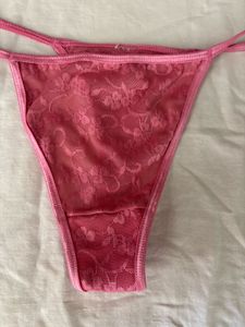 Beautiful Pink Thong Panty