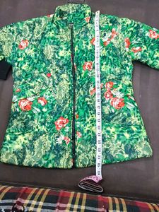 Floral Print Padded Jacket