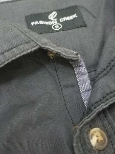 Black Button-Down Shirt