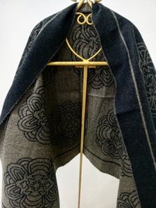 Black &amp; Brown Reversible Shawl