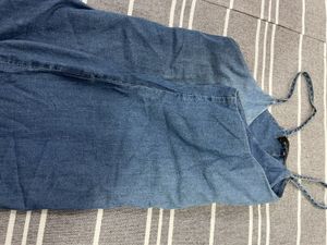 Denim Sleeveless Top
