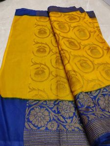Silk Saree With Heavy Zari