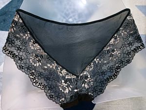 Black Lace Detail Briefs🖤