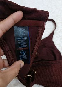 Free delivery...Brown Textured bra 36B