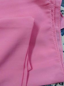 Pink Chiffon Scarf