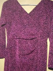 Sparkly Purple Party Dress
