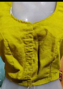 Yallow Sleeveless Blouse
