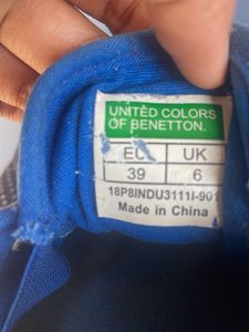 Blue Canvas Shoes