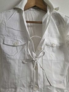 White Button-Down Shirt