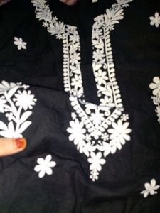 Chikankari Kurti Set 🖤