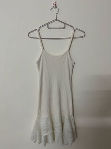 Mini White Pinteresty Dress