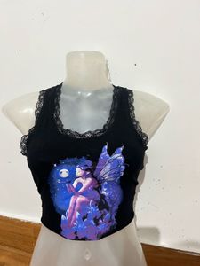 Y2K Back Lace Up Top 😭so Pretty