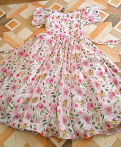 Premium Floral Girls Party Dress | Designer Style