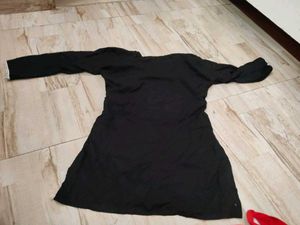 Embroidered Black Kurta