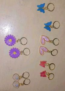 Delicate Charm Earrings Set Of 5
