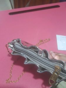 Silver Mini Bag