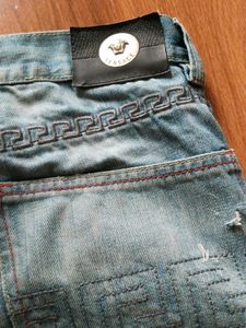 Designer Versace Distressed Jeans