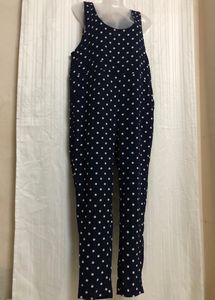 Love Sweet Blue Sleeveless Jumpsuit