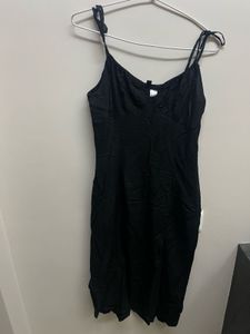 Little Black Dress with Slit