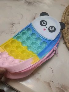 Panda Pop-It Pencil Case