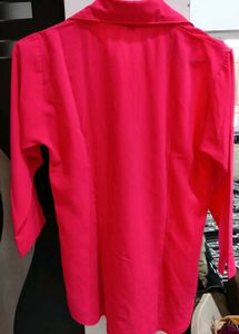 Hot Pink &#39;Swag&#39; Button-Up