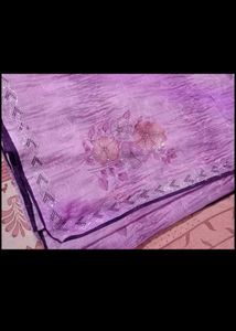 Elegant Light Purple Saree