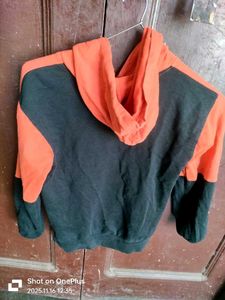 Kids Orange &amp; Black Hoodie Set