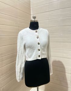 H&amp;M korean fluffy Pintresty🌸 cardigan