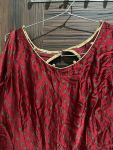 Elegant Embroidered Anarkali Suit
