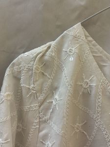 White Embroidered Dress