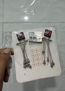 Stylish Silver Drop Earrings