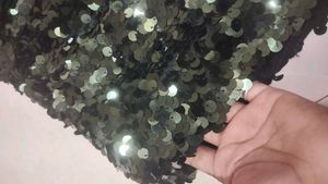 💚 Stylish Green Sequin Party Top 💚