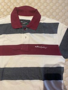 Striped Polo Tee For Men