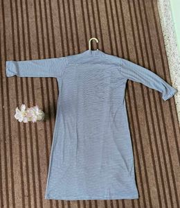 Striped Open Front Shrug