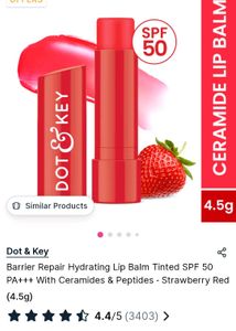 Hydrating Lip Balm Tinted SPF 50 PA+++