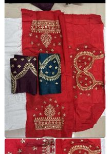 Lavender Organza Dupatta