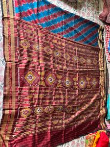 Pure silk khandua ikkat