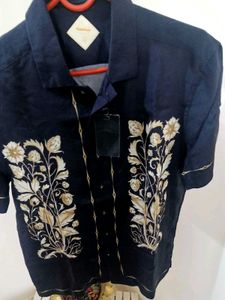 NEW RARE RABBIT CLAREN Floral Printed Shirt