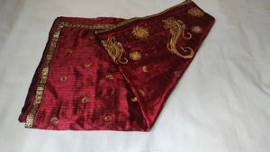 Maroon Fancy Saree