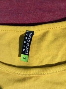 "Tokyo Talkies Slim Yellow Top"