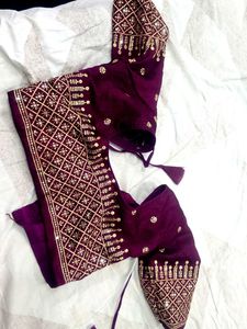 Elegant Embroidered Saree