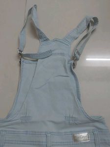 Short Denim Dungaree/playsuit