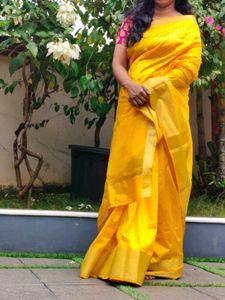 Elegant Yellow Saree