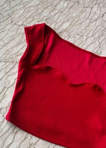 Red Crop Top