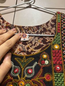 Floral Print Kurta