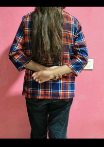 Plaid Flannel Top