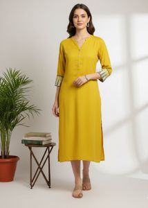 Elegant Yellow Kurta