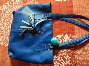 Blue Tote Bag
