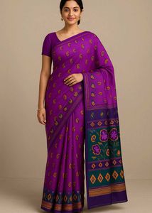 Purple Dress Material